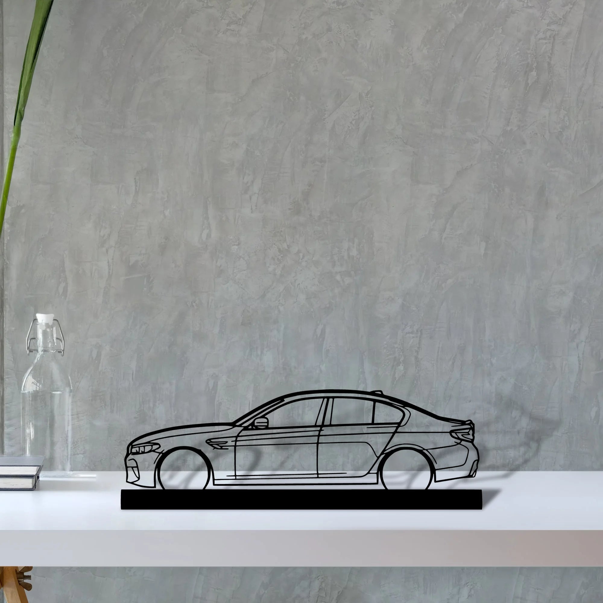 m5-g30 Silhouette Metal Art Stand - Aero Silhouette