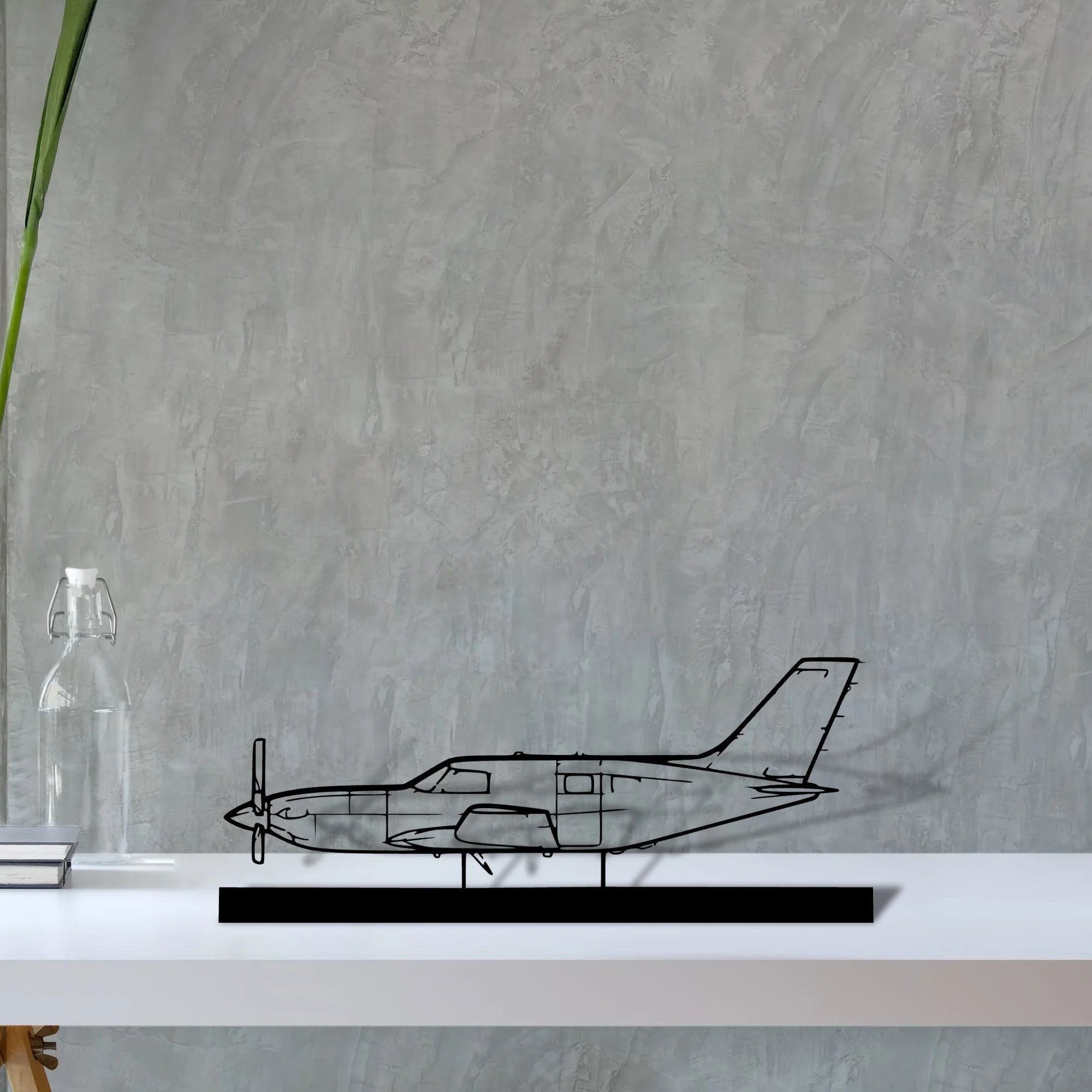 m500-meridian-2 Silhouette Metal Art Stand - Aero Silhouette