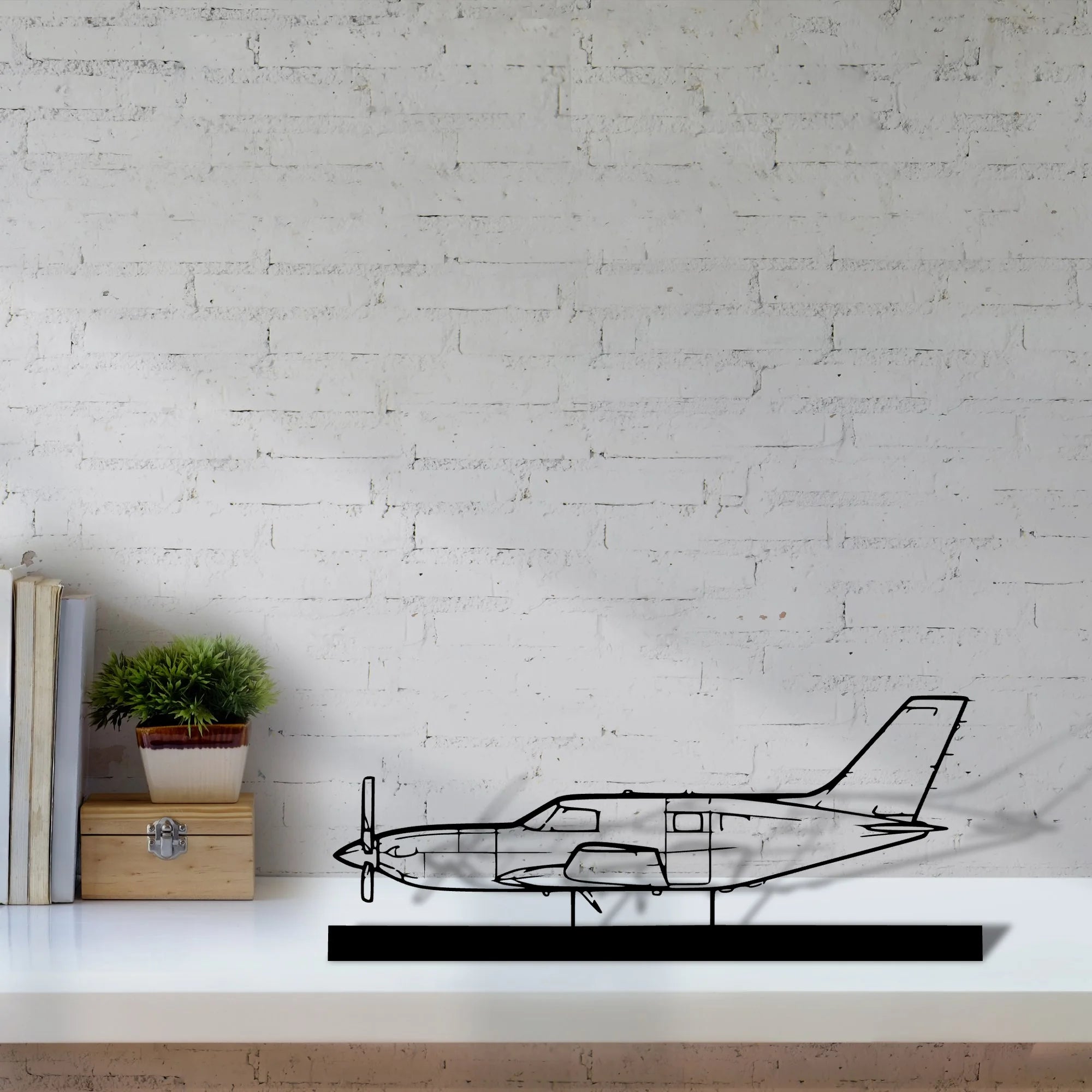 m500-meridian-2 Silhouette Metal Art Stand - Aero Silhouette