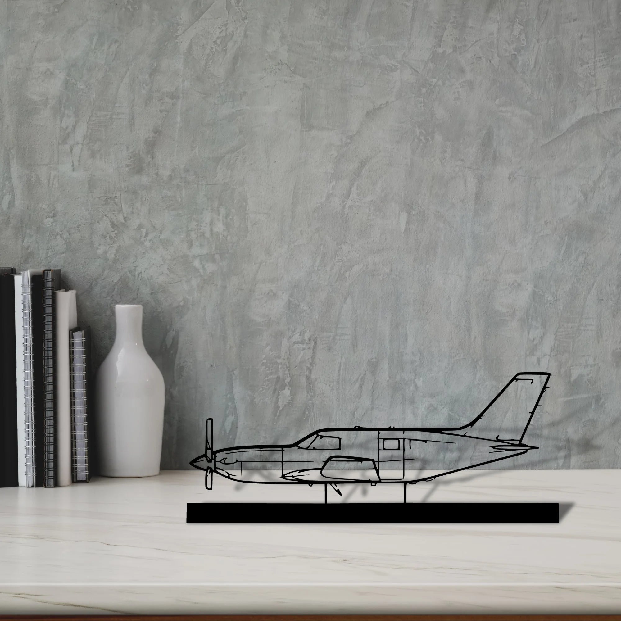 m500-meridian-2 Silhouette Metal Art Stand - Aero Silhouette