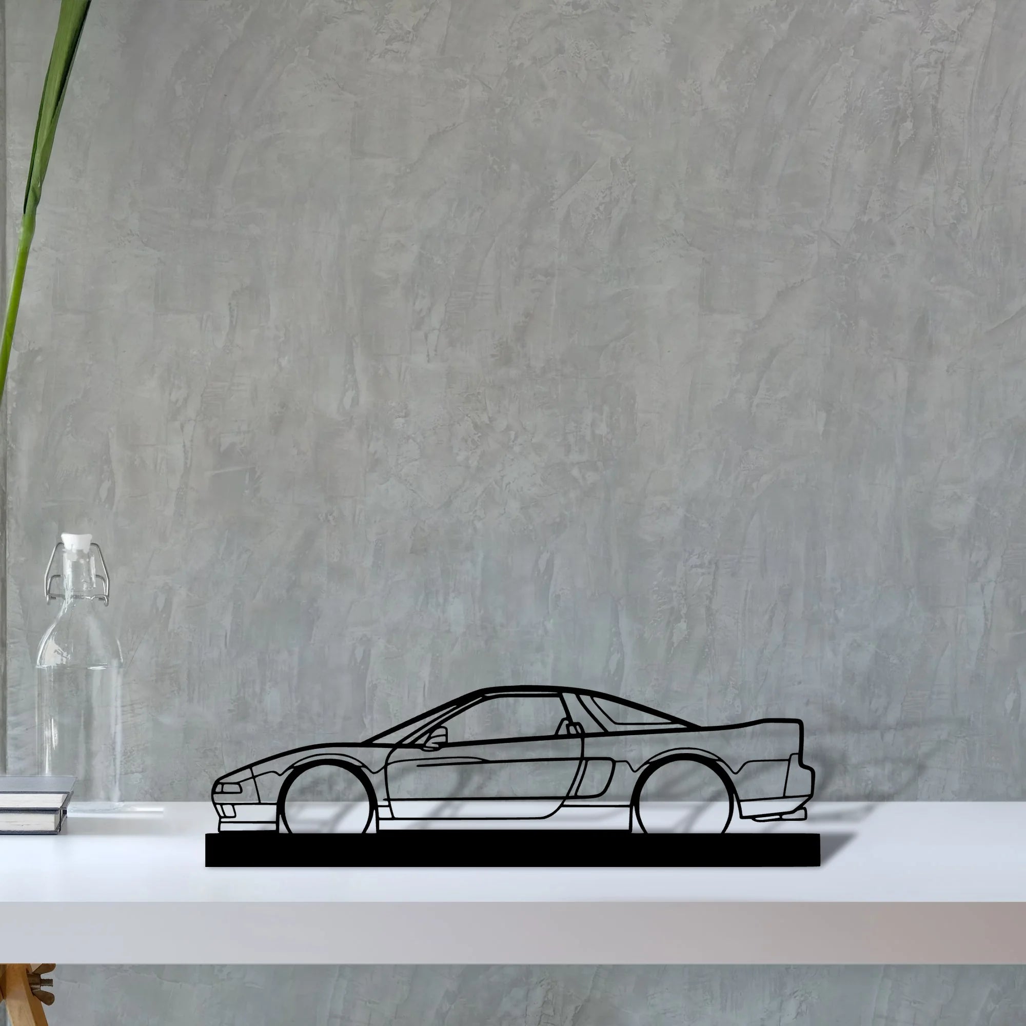 nsx-1991 Silhouette Metal Art Stand - Aero Silhouette