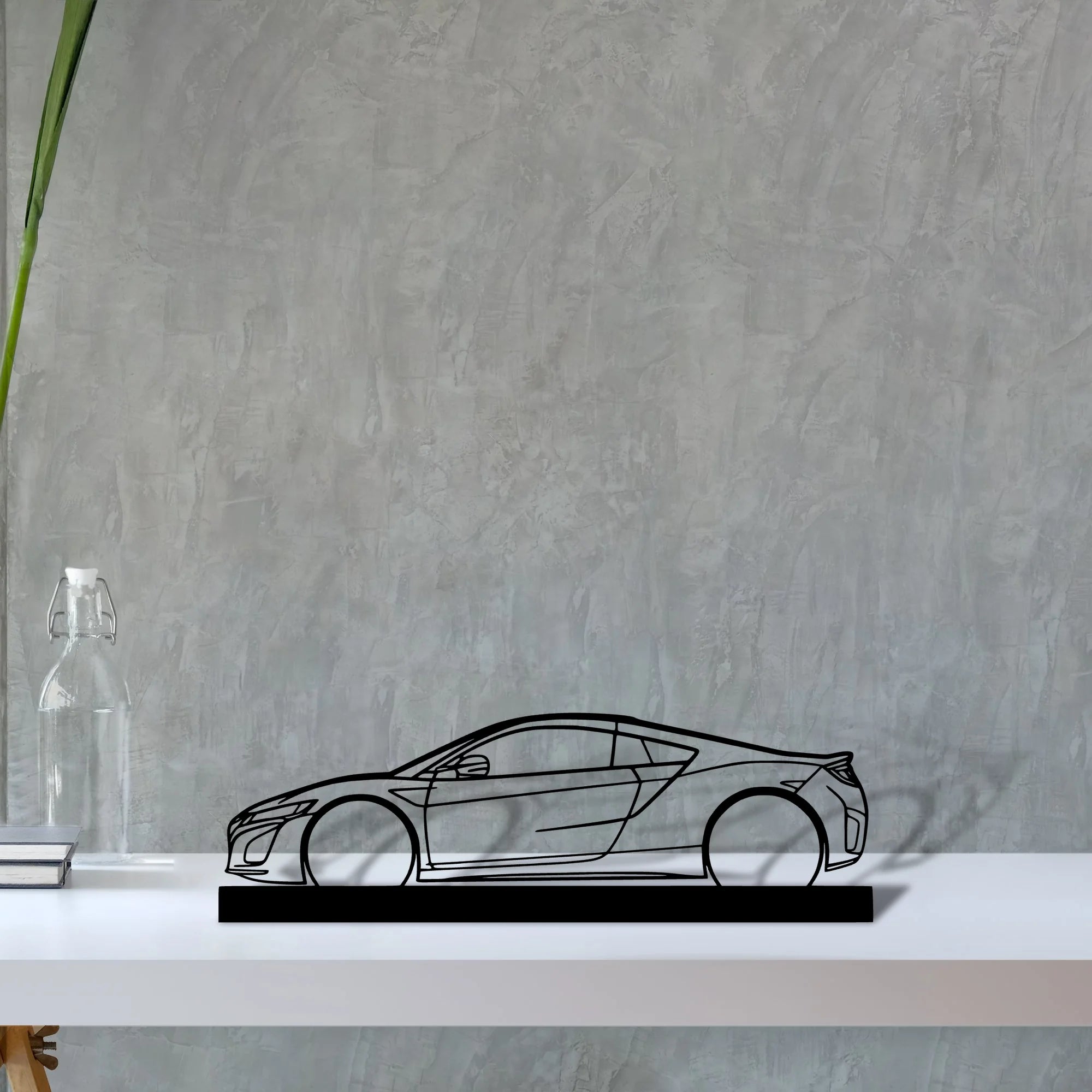 nsx Silhouette Metal Art Stand - Aero Silhouette