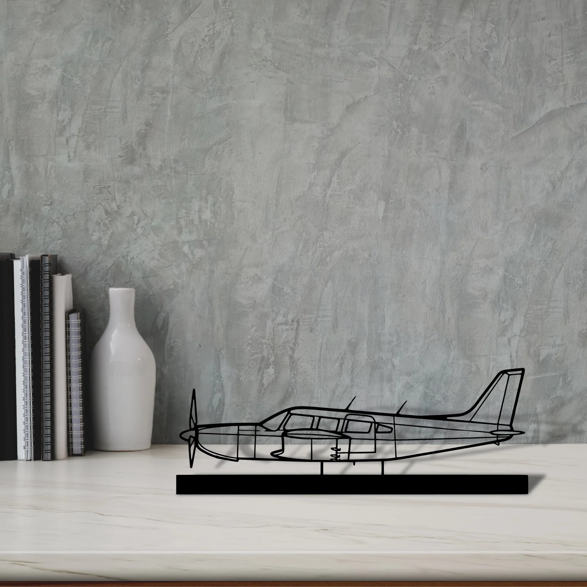 pa32r-301-3 Silhouette Metal Art Stand - Aero Silhouette
