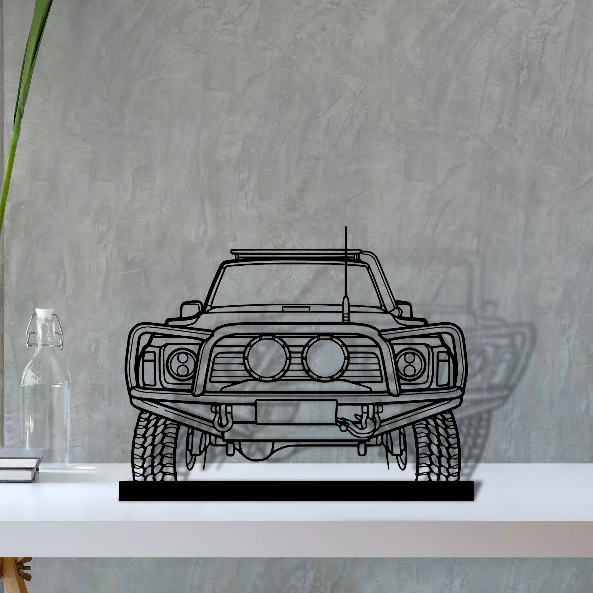 patrol-1990 Silhouette Metal Art Stand - Aero Silhouette