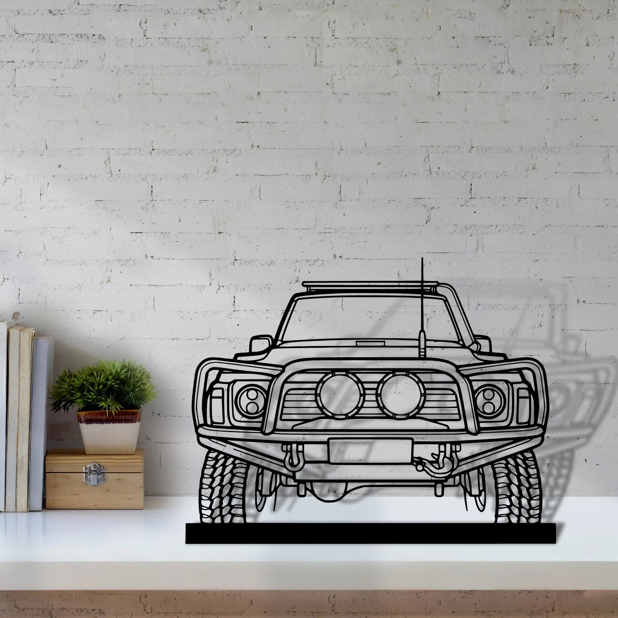 patrol-1990 Silhouette Metal Art Stand - Aero Silhouette