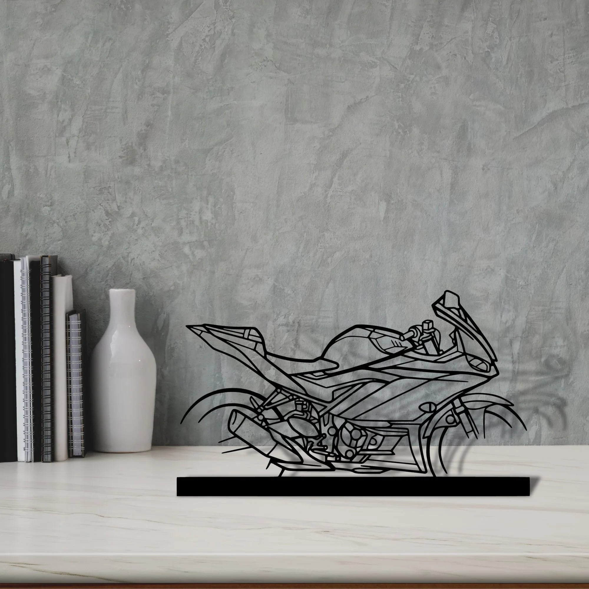 r3-rock Silhouette Metal Art Stand - Aero Silhouette