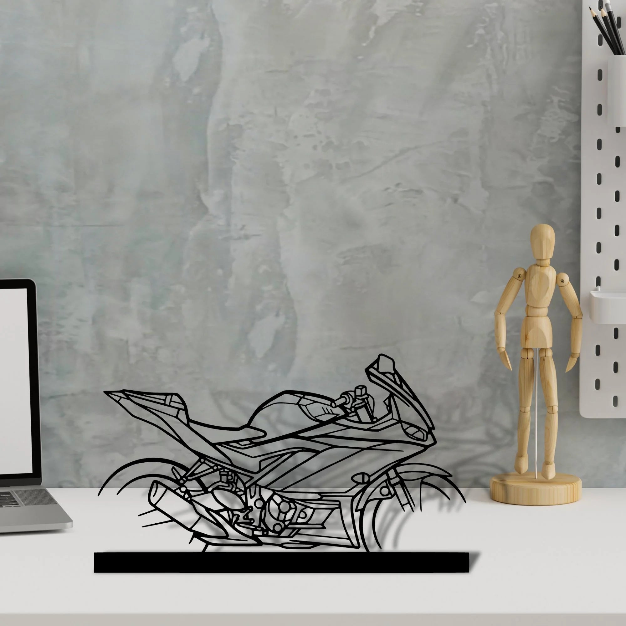 r3-rock Silhouette Metal Art Stand - Aero Silhouette