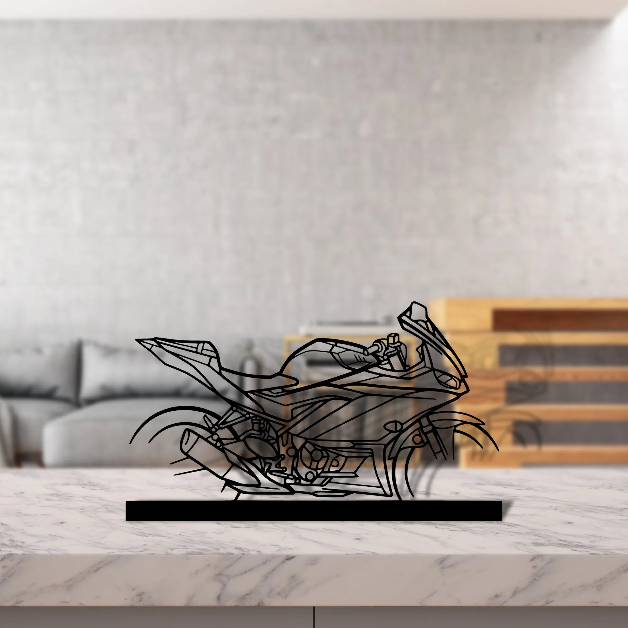 r3-rock Silhouette Metal Art Stand - Aero Silhouette