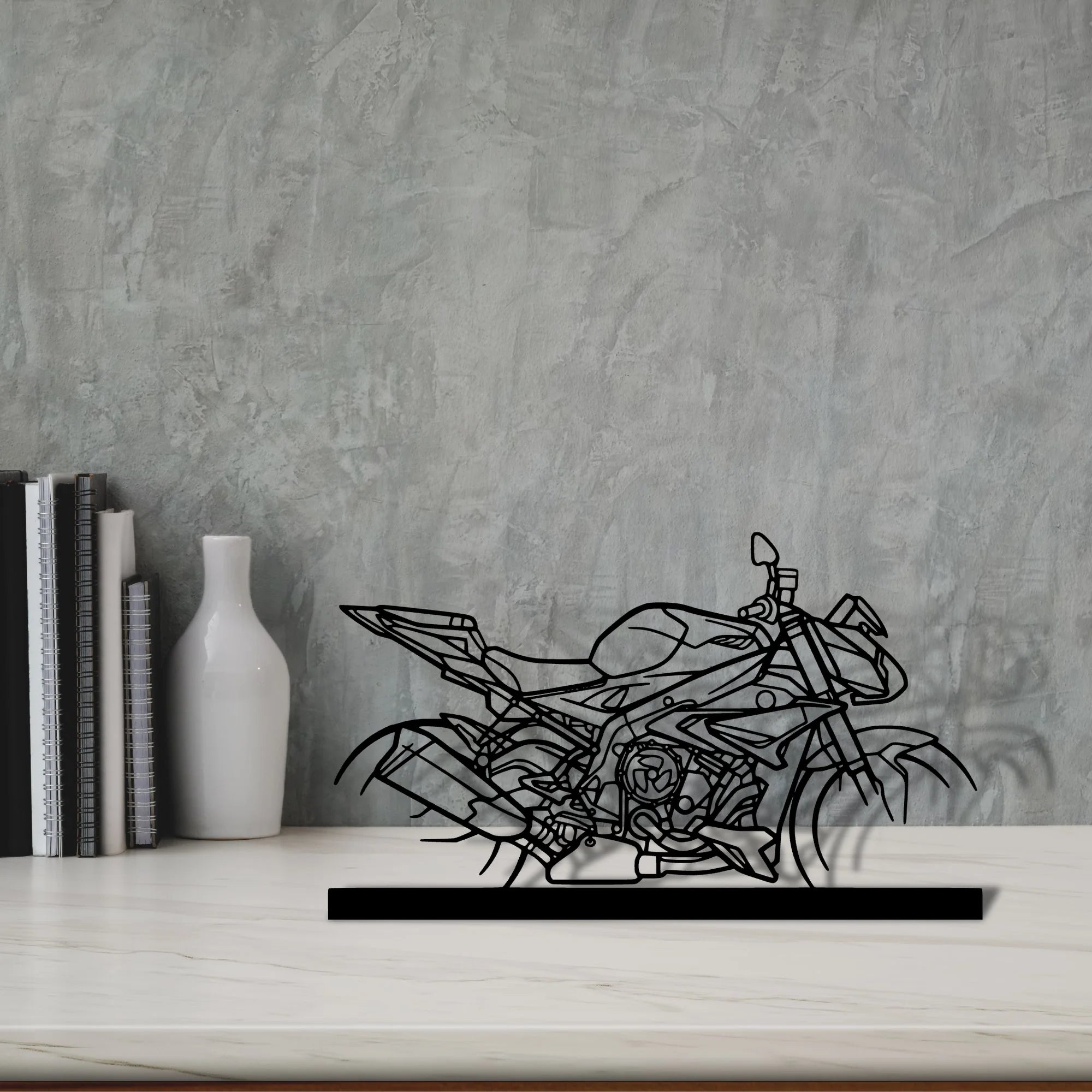 s1000r Silhouette Metal Art Stand - Aero Silhouette