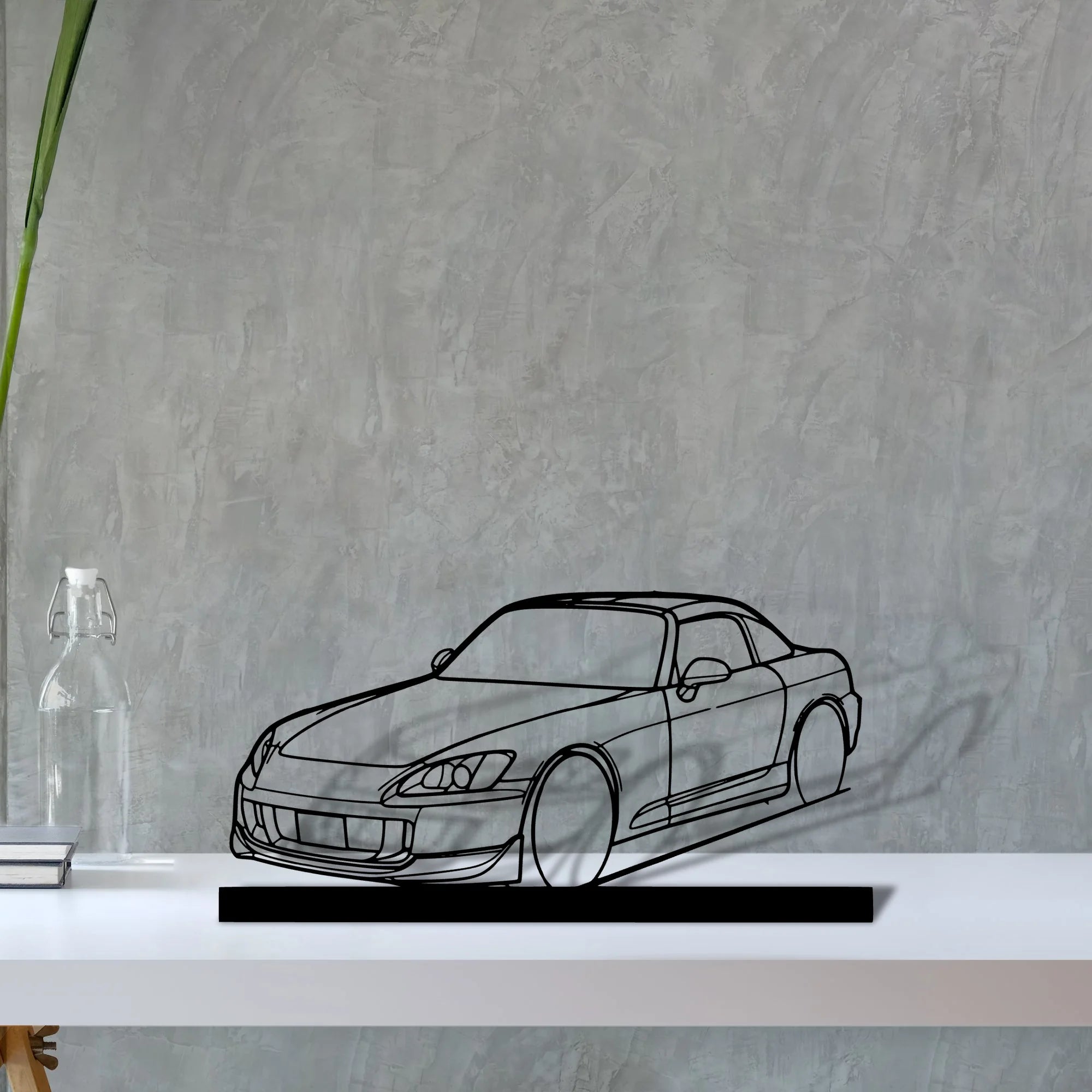s2000-hard Silhouette Metal Art Stand - Aero Silhouette