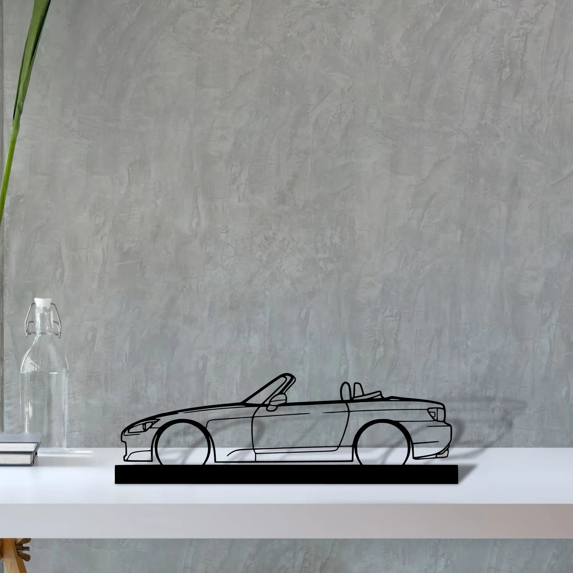 s2000 Silhouette Metal Art Stand - Aero Silhouette