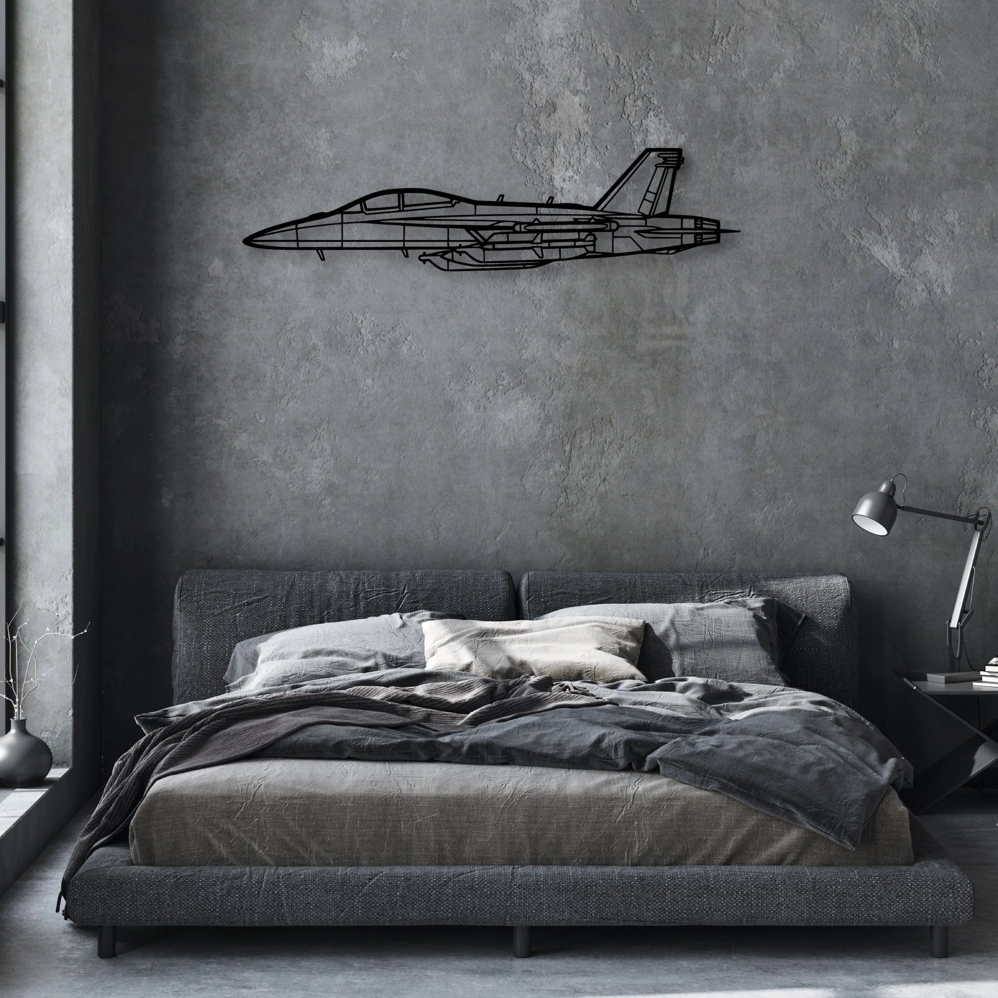 Sportsman 2 2 Classic Aircraft Silhouette Metal Wall Art - Aviation Hangar Decor