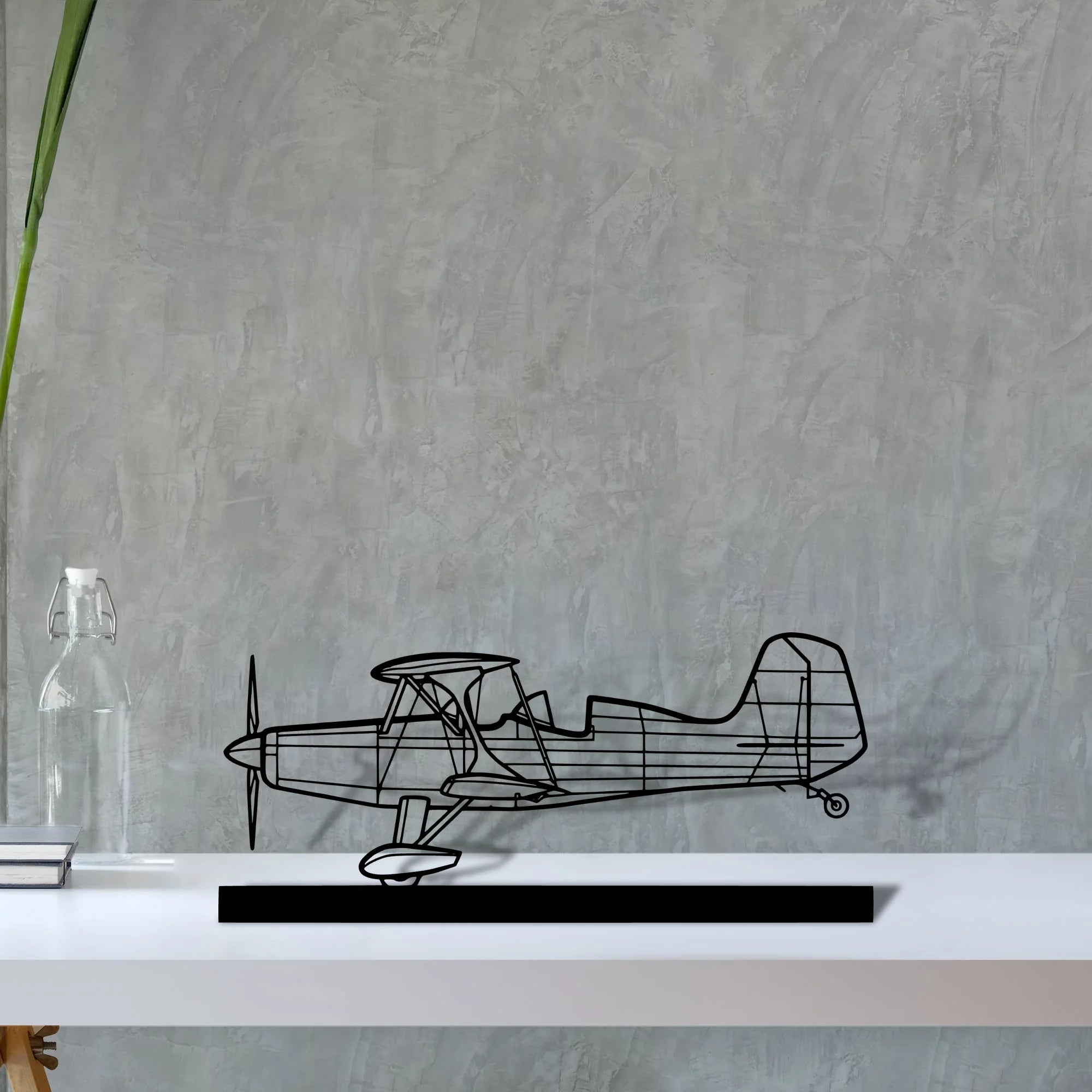starduster-too Silhouette Metal Art Stand - Aero Silhouette