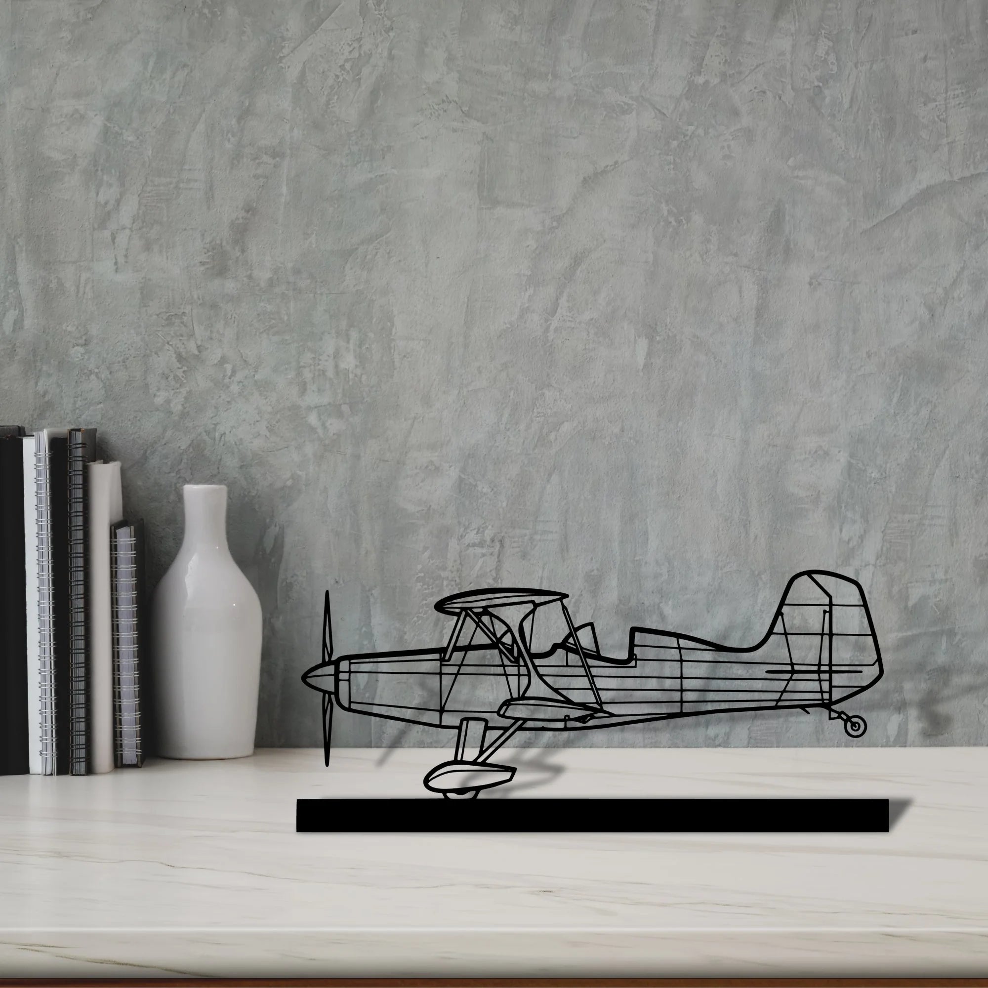 starduster-too Silhouette Metal Art Stand - Aero Silhouette