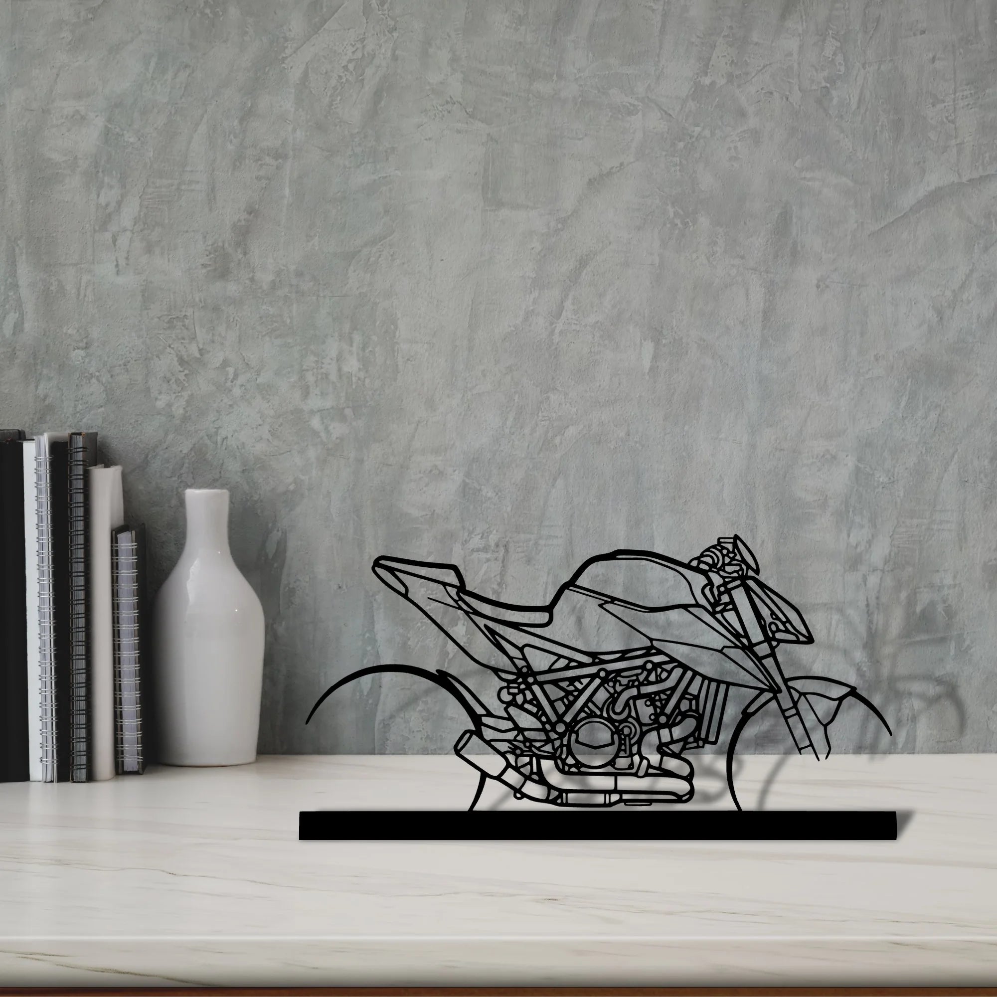 super-duke-r-1290 Silhouette Metal Art Stand - Aero Silhouette