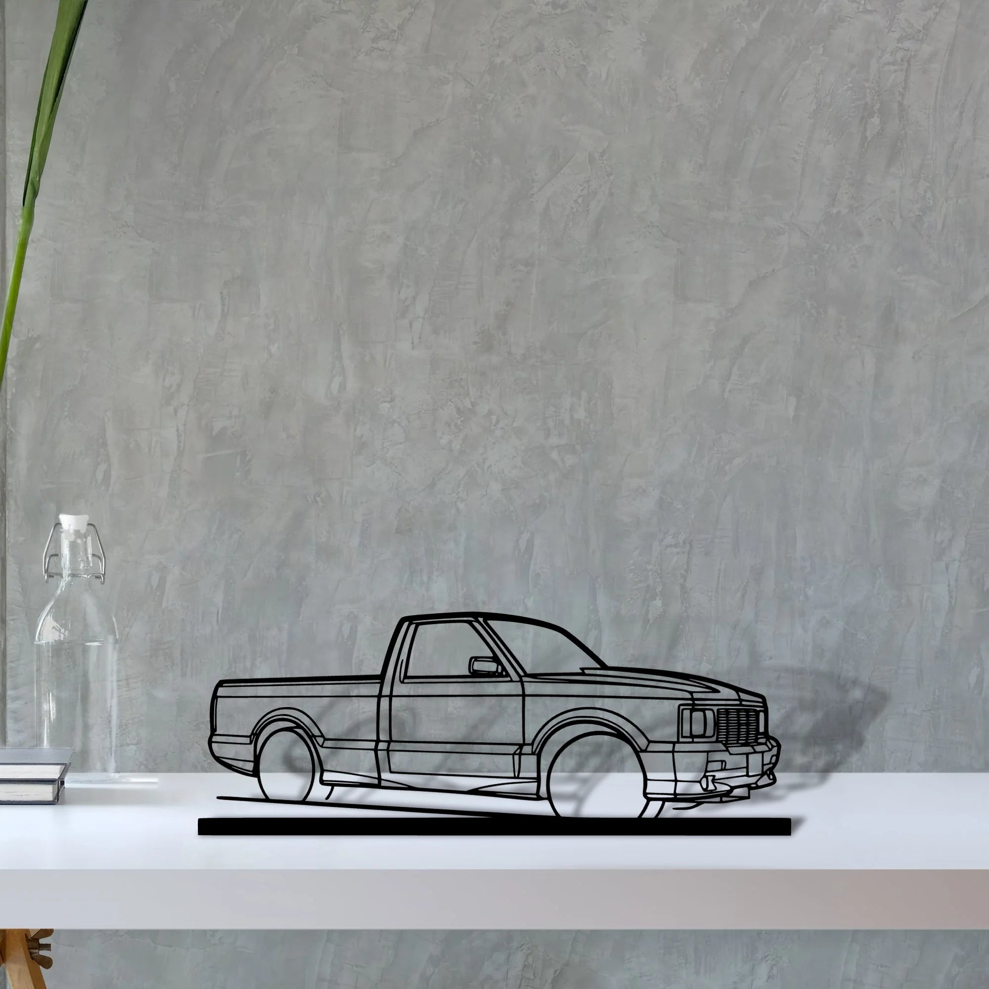 syc-1991 Silhouette Metal Art Stand - Aero Silhouette