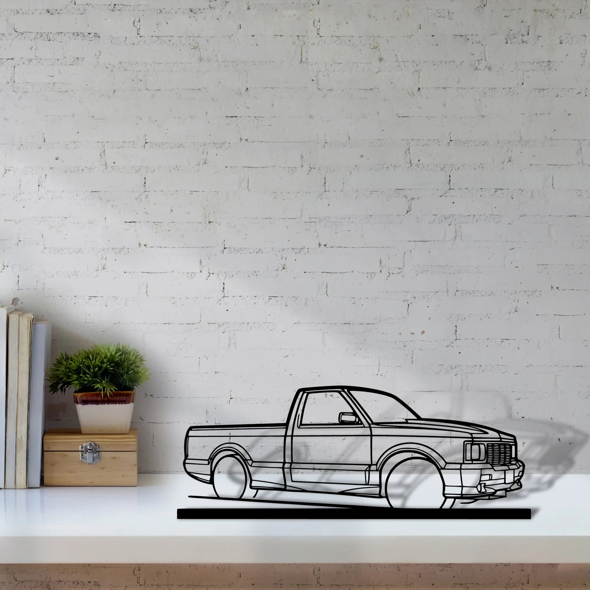 syc-1991 Silhouette Metal Art Stand - Aero Silhouette