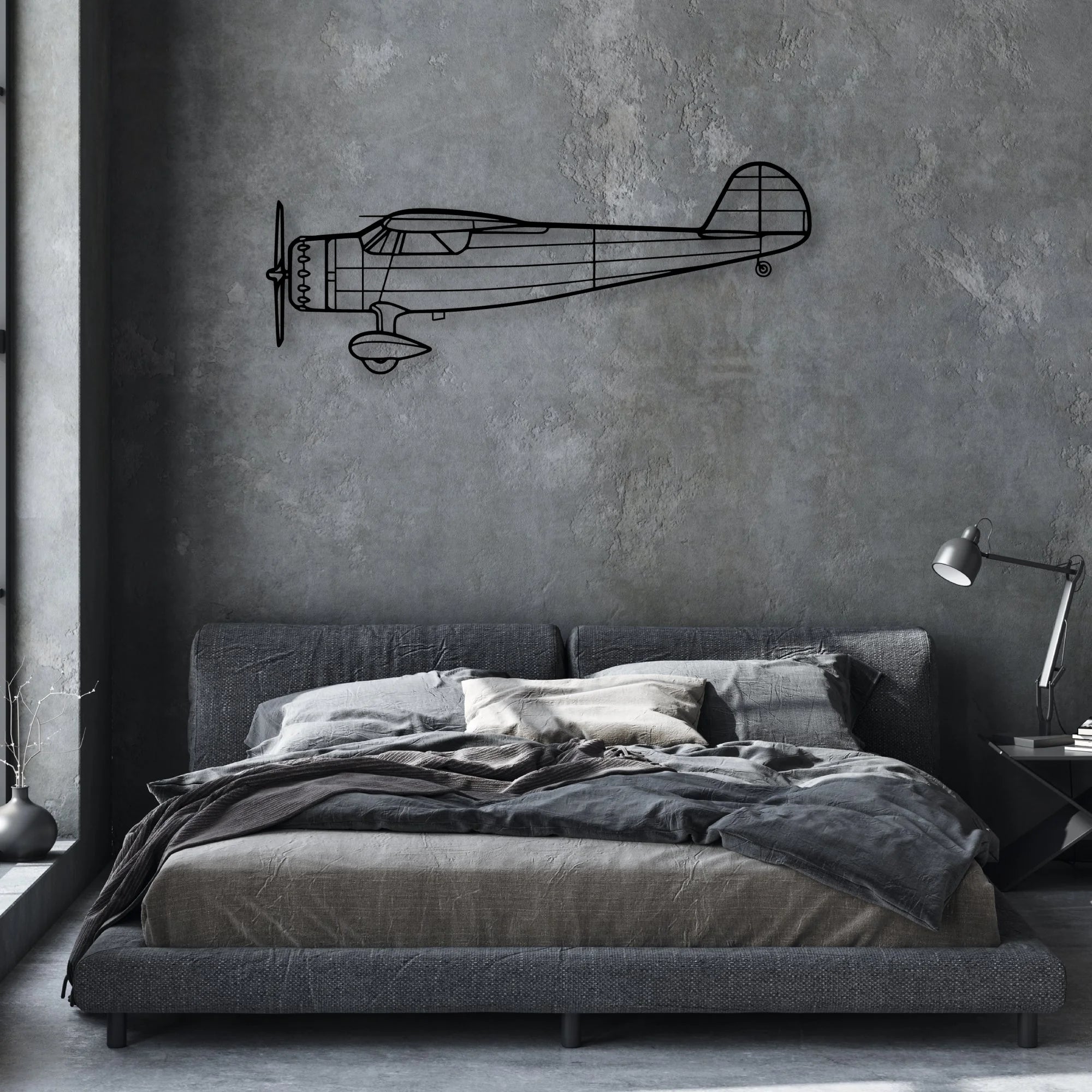 Tornado 10 Classic Aircraft Silhouette Metal Wall Art - Aviation Hangar Decor