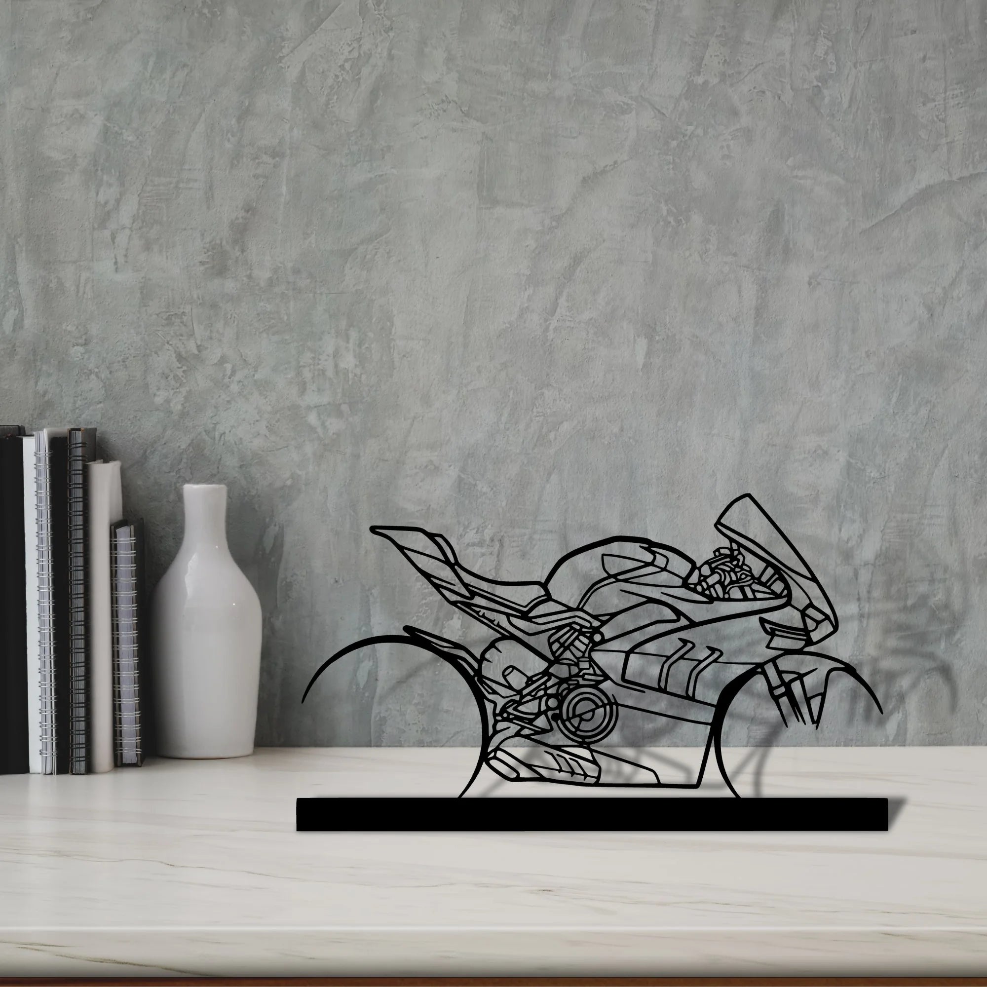 v4sp-2022 Silhouette Metal Art Stand - Aero Silhouette