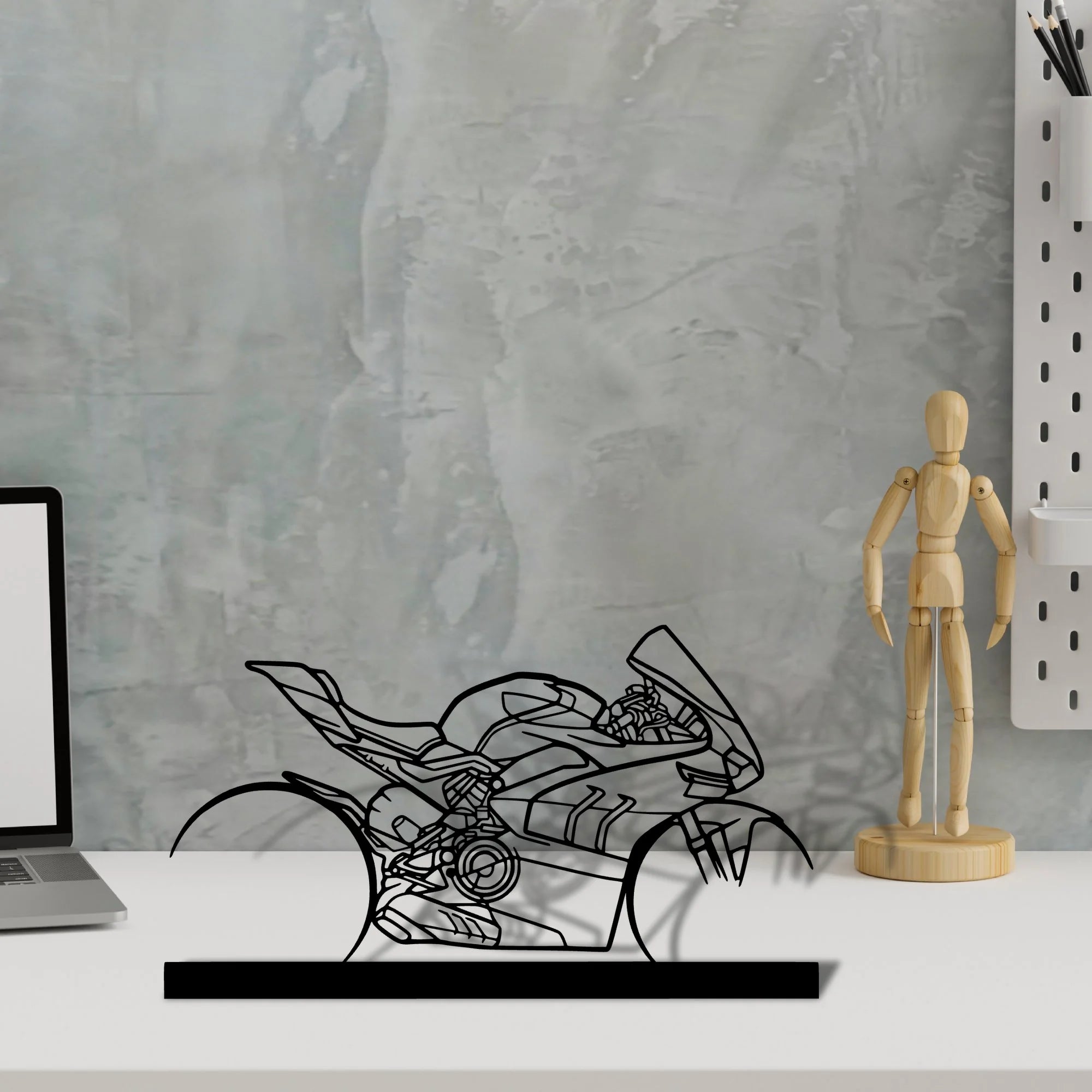 v4sp-2022 Silhouette Metal Art Stand - Aero Silhouette