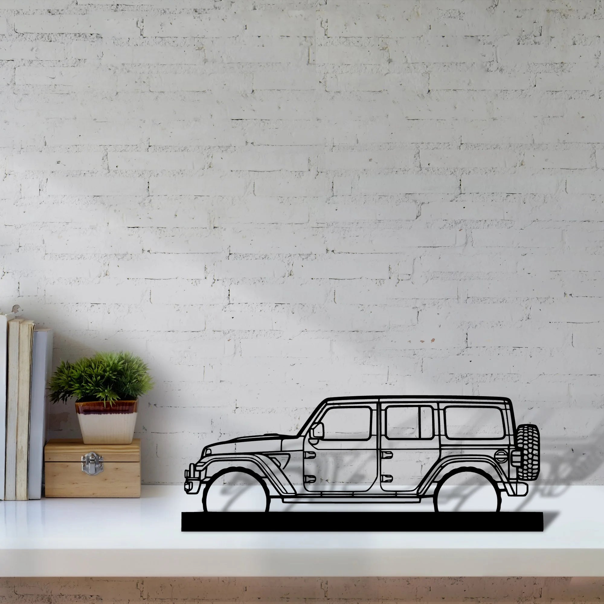 wrangler-392-xr Silhouette Metal Art Stand - Aero Silhouette