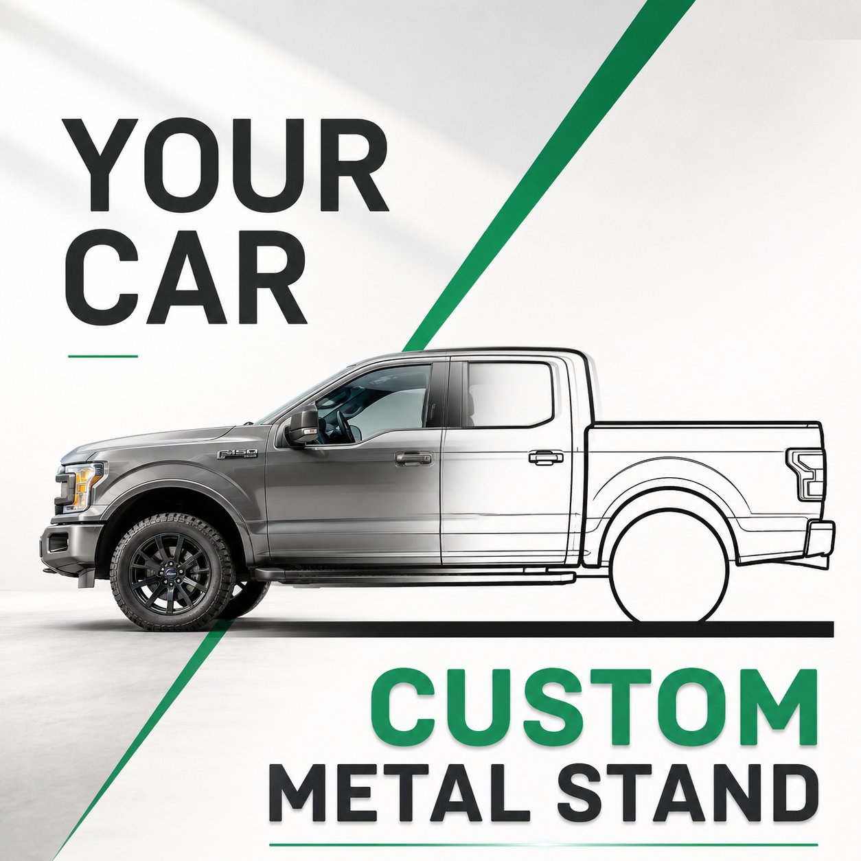 Your Custom Standing Silhouette Metal Art Service