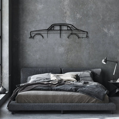 121 Classic Silhouette Metal Wall Art - Automotive Garage Decor