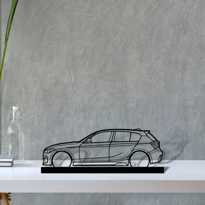 140i-f20 Silhouette Metal Art Stand - Aero Silhouette