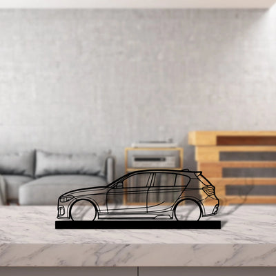 140i-f20 Silhouette Metal Art Stand - Aero Silhouette