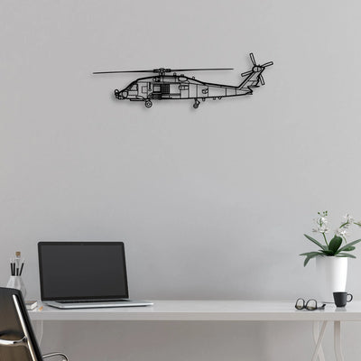 150 3 Classic Aircraft Silhouette Metal Wall Art - Aviation Hangar Decor