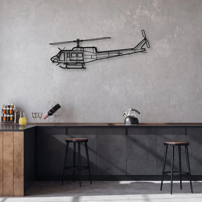 150 5 Classic Aircraft Silhouette Metal Wall Art - Aviation Hangar Decor