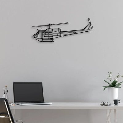 150 5 Classic Aircraft Silhouette Metal Wall Art - Aviation Hangar Decor