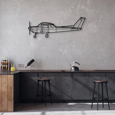 152 Classic Aircraft Silhouette Metal Wall Art - Aviation Hangar Decor