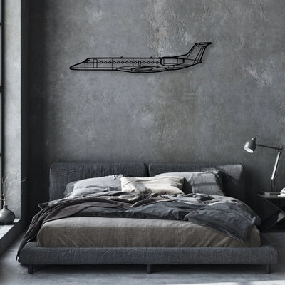 170B 8 Classic Aircraft Silhouette Metal Wall Art - Aviation Hangar Decor