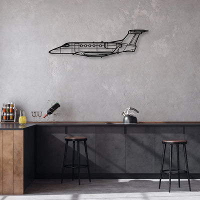 170B Float Classic Aircraft Silhouette Metal Wall Art - Aviation Hangar Decor