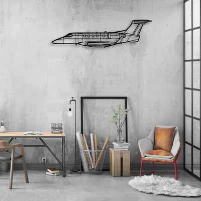 170B Float Classic Aircraft Silhouette Metal Wall Art - Aviation Hangar Decor