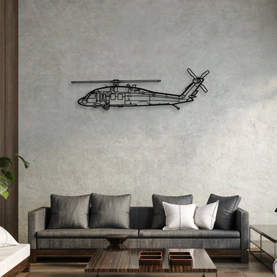 180 Skywagon 3 Classic Aircraft Silhouette Metal Wall Art - Aviation Hangar Decor