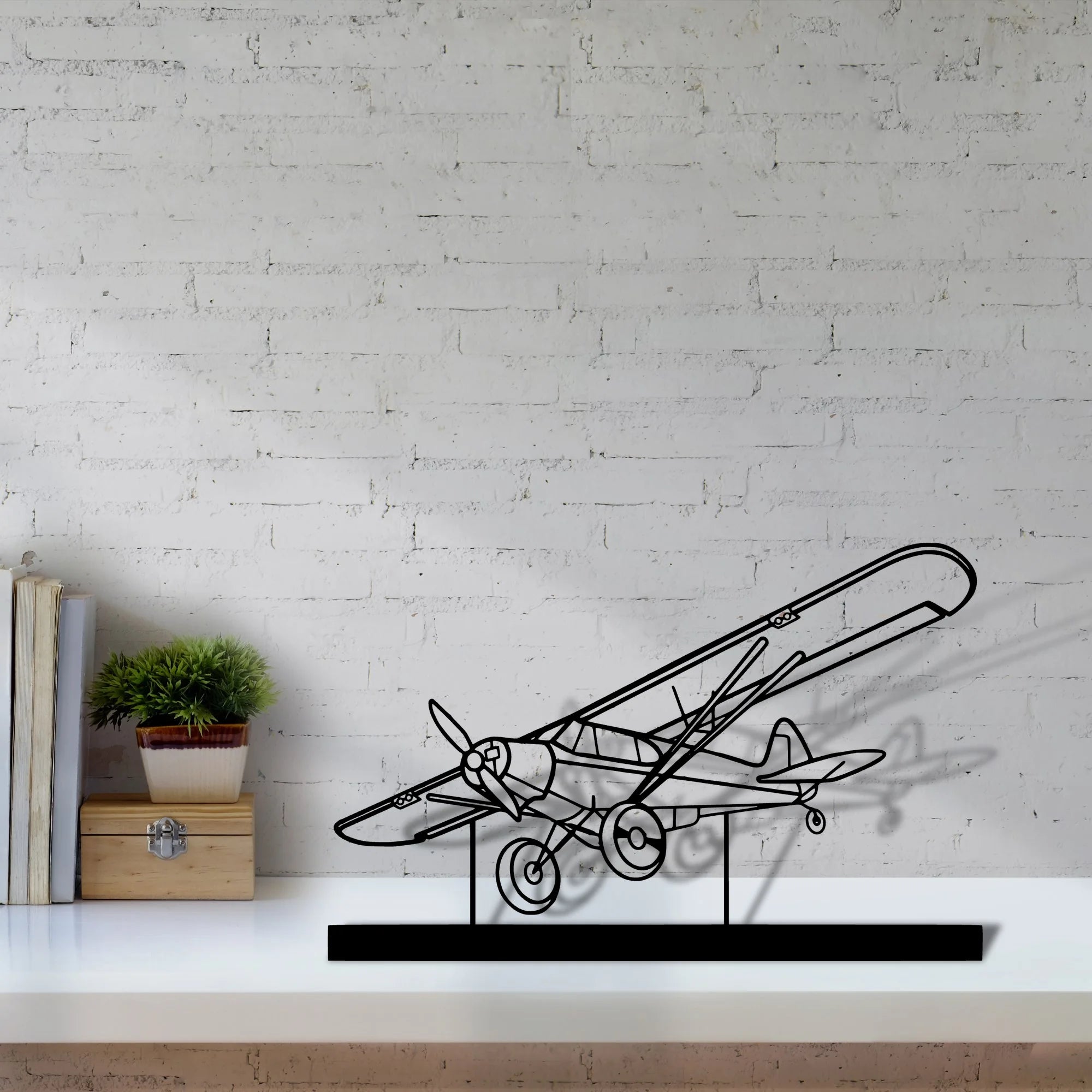 180-skywagon Silhouette Metal Art Stand - Aero Silhouette