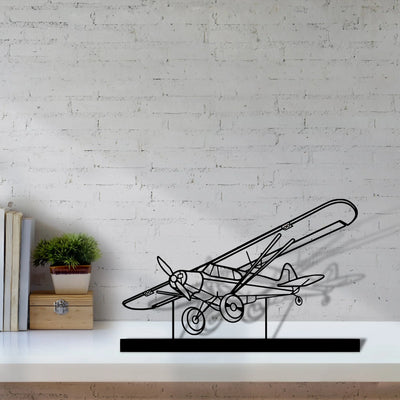 180-skywagon Silhouette Metal Art Stand - Aero Silhouette