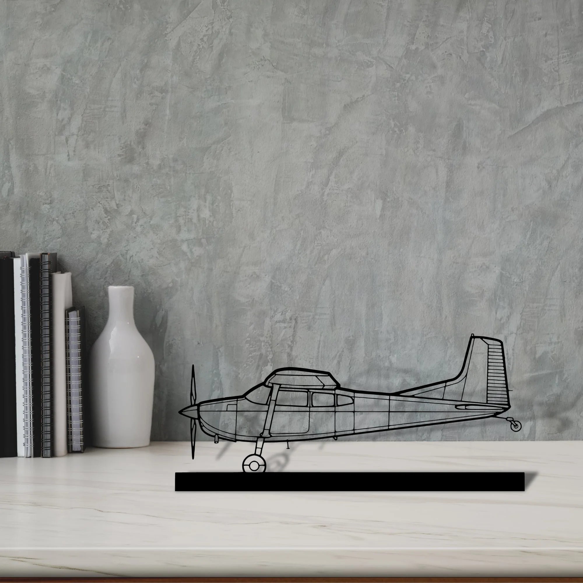 180k-3 Silhouette Metal Art Stand - Aero Silhouette