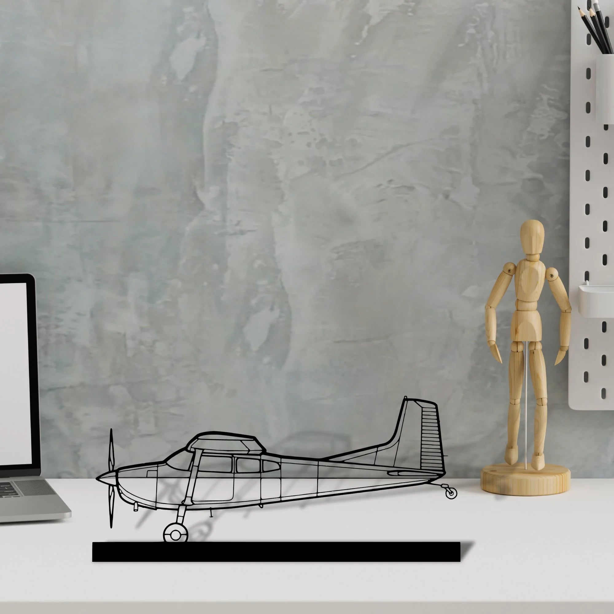180k-3 Silhouette Metal Art Stand - Aero Silhouette
