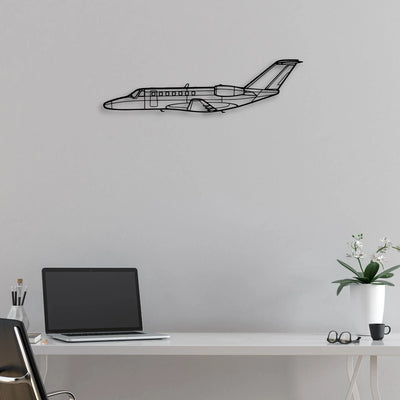 180K 3 Classic Aircraft Silhouette Metal Wall Art - Aviation Hangar Decor