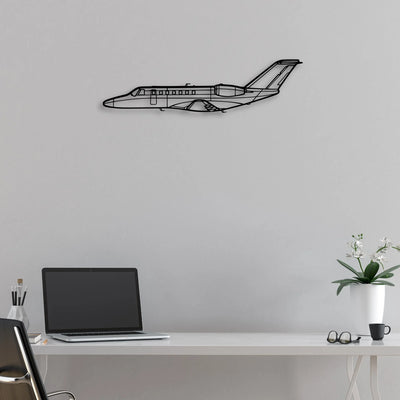 180K 4 Classic Aircraft Silhouette Metal Wall Art - Aviation Hangar Decor