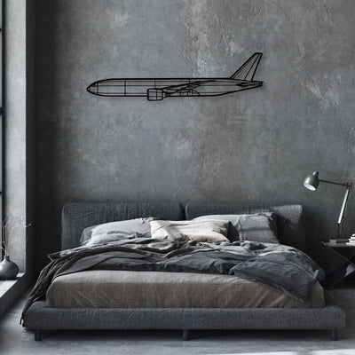 182H Skylane Classic Aircraft Silhouette Metal Wall Art - Aviation Hangar Decor