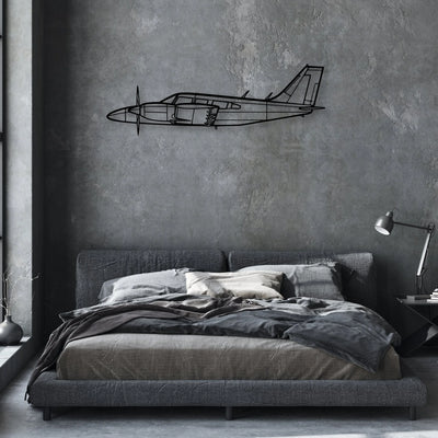 182P Skylane 2 Classic Aircraft Silhouette Metal Wall Art - Aviation Hangar Decor