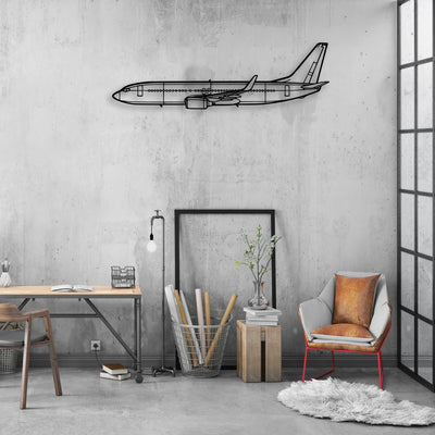 182P Skylane 3 Classic Aircraft Silhouette Metal Wall Art - Aviation Hangar Decor