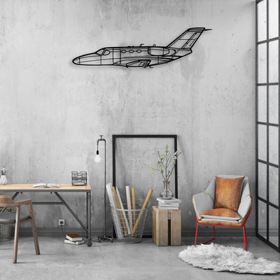 182P Skylane Classic Aircraft Silhouette Metal Wall Art - Aviation Hangar Decor