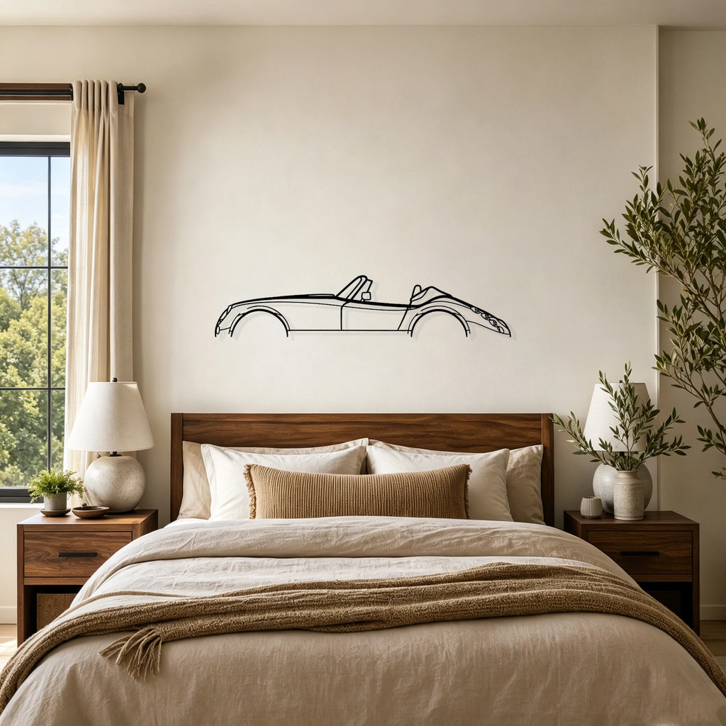 1998 MF3 Classic Silhouette Metal Wall Art - Classic Car Garage Decor