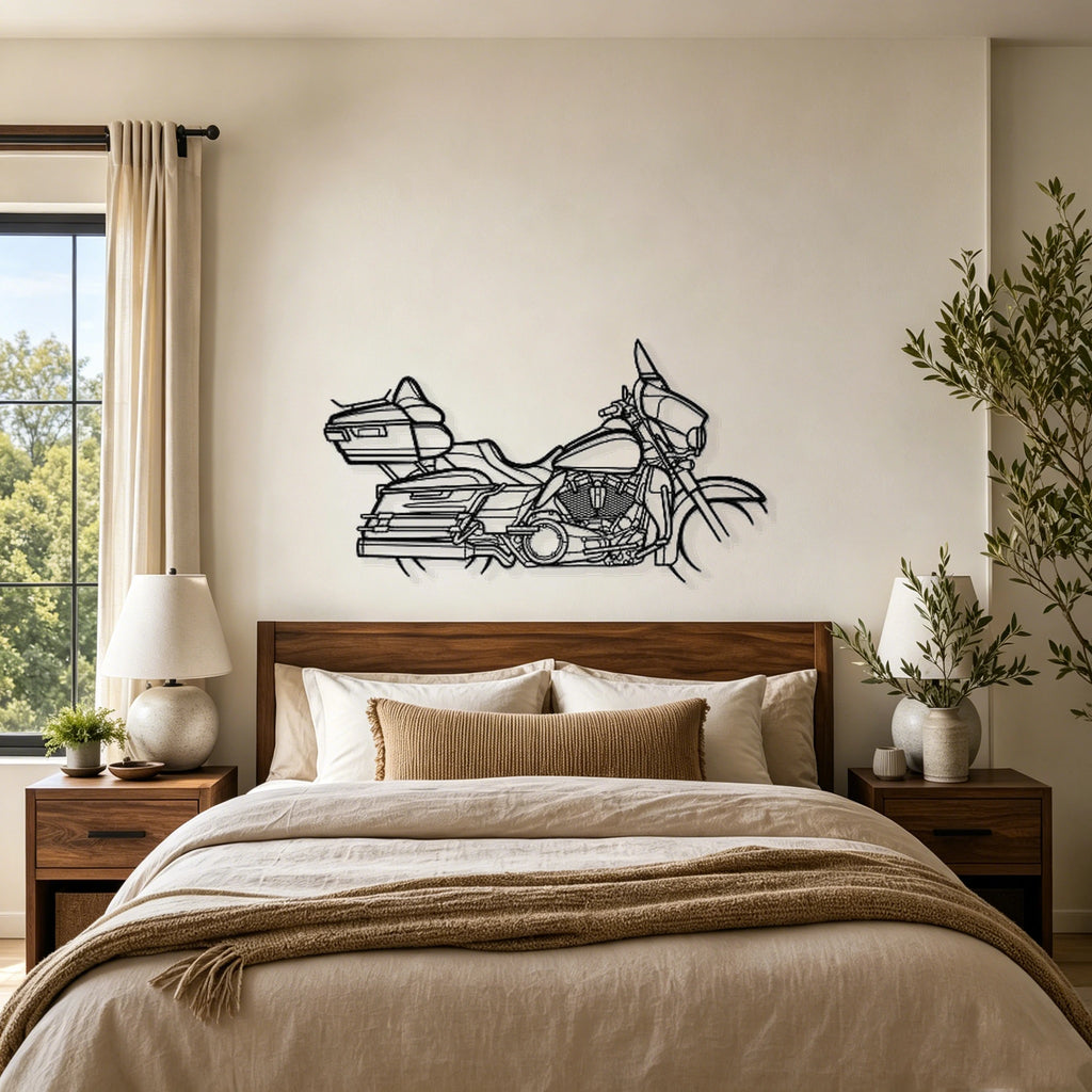 2022 Ultra Limited Silhouette Metal Wall Art - Classic Car Garage Decor