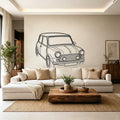 1996 Mini Angled View Metal Wall Art - Classic Car Garage Decor